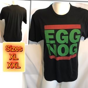 Body Rags men’s New T-shirt EGG NOG 1X or 2X